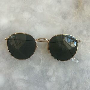 Ray Ban Round Metal Sunglasses